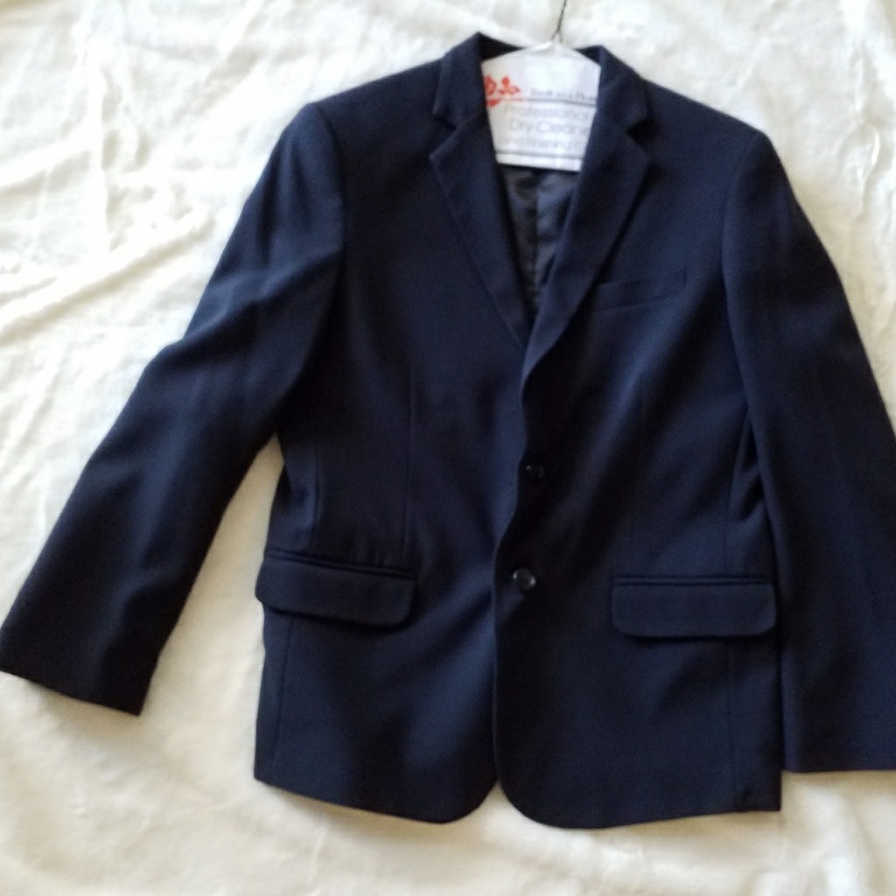 Calvin Klein Boys Navy Blue Suit